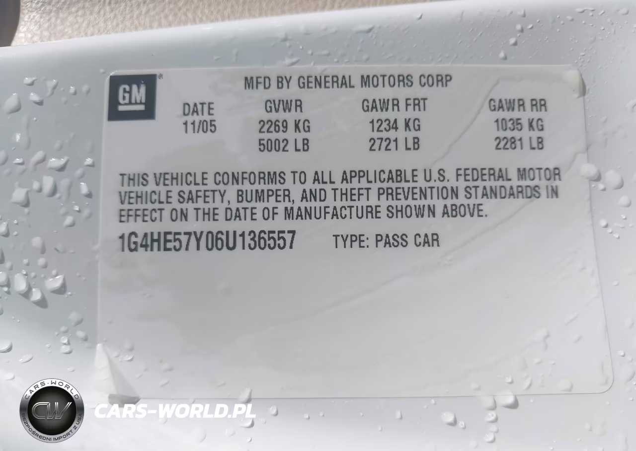 2006 Buick Lucerne Cxs VIN:1G4HE57Y06U136557 - 9