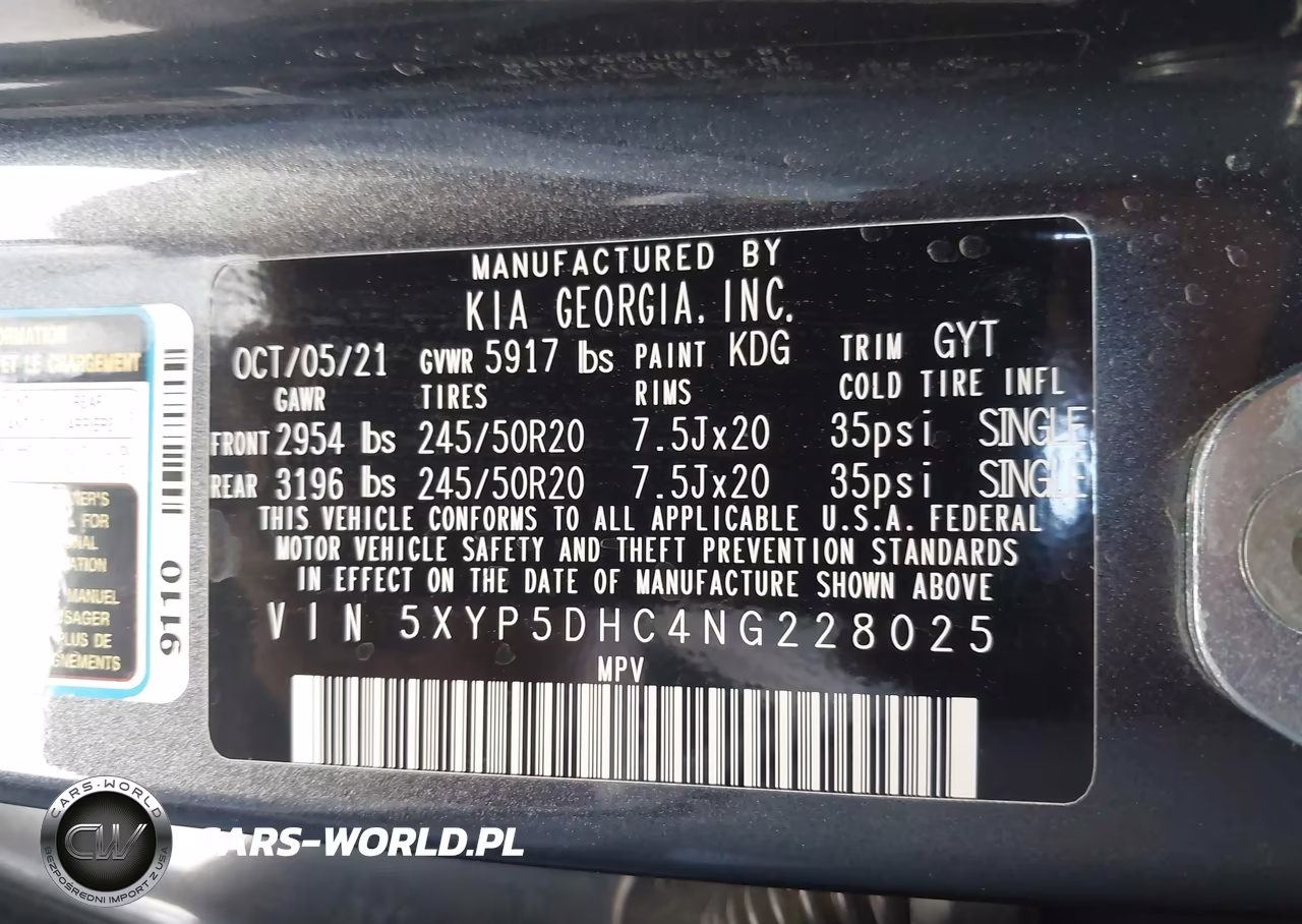 2022 Kia Telluride Sx VIN:5XYP5DHC4NG228025 - 9