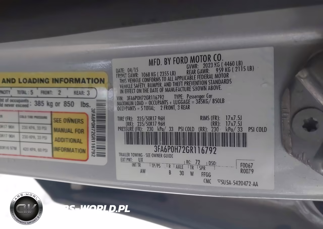 2016 Ford Fusion Se VIN:3FA6P0H72GR116792 - 9