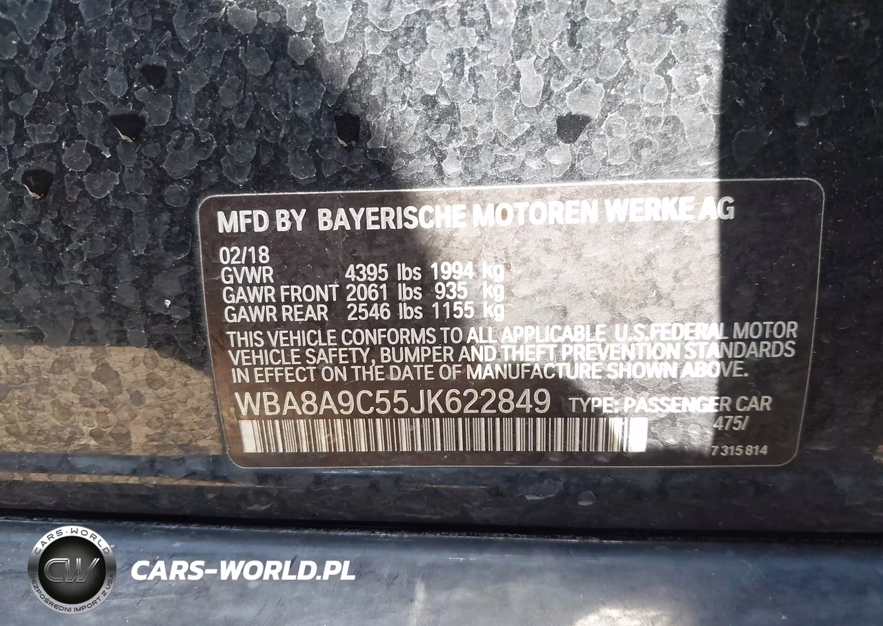 2018 BMW 320I VIN:WBA8A9C55JK622849 - 9