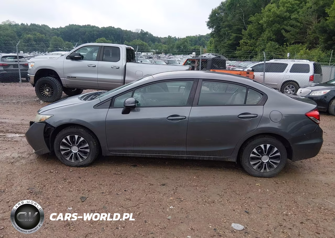 2013 Honda Civic Lx VIN:19XFB2F53DE090034 - 14