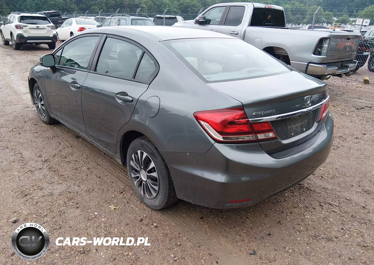 2013 Honda Civic Lx VIN:19XFB2F53DE090034 - 3