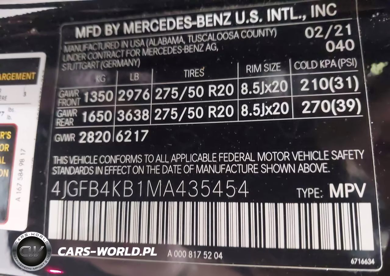2021 Mercedes-Benz Gle 350 4Matic VIN:4JGFB4KB1MA435454 - 9
