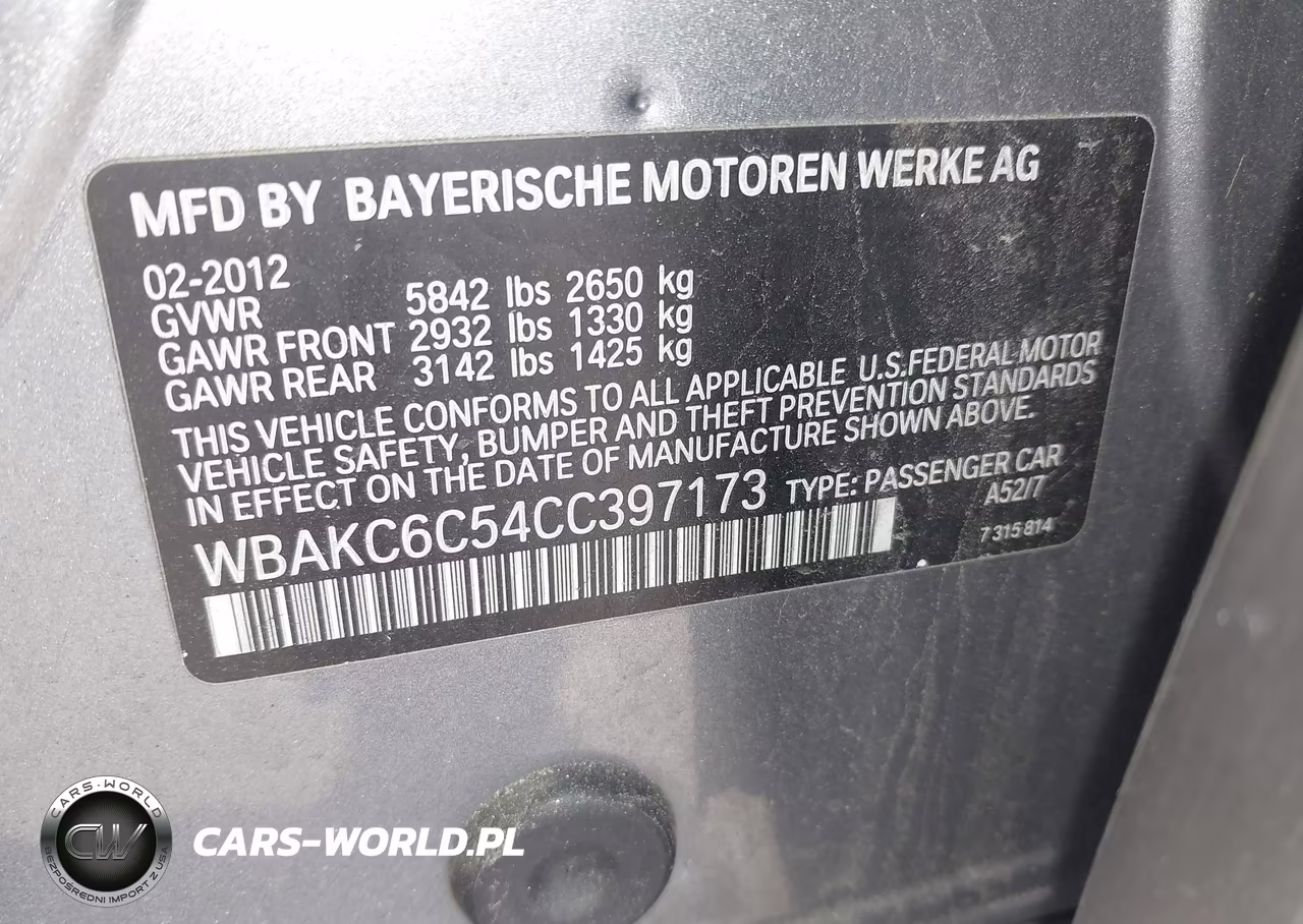 2012 BMW 750I xDrive VIN:WBAKC6C54CC397173 - 9