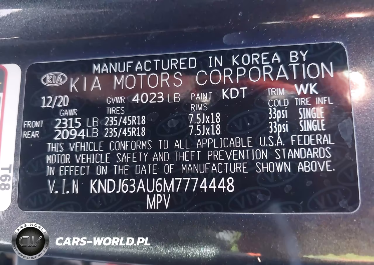 2021 Kia Soul Gt-Line VIN:KNDJ63AU6M7774448 - 9