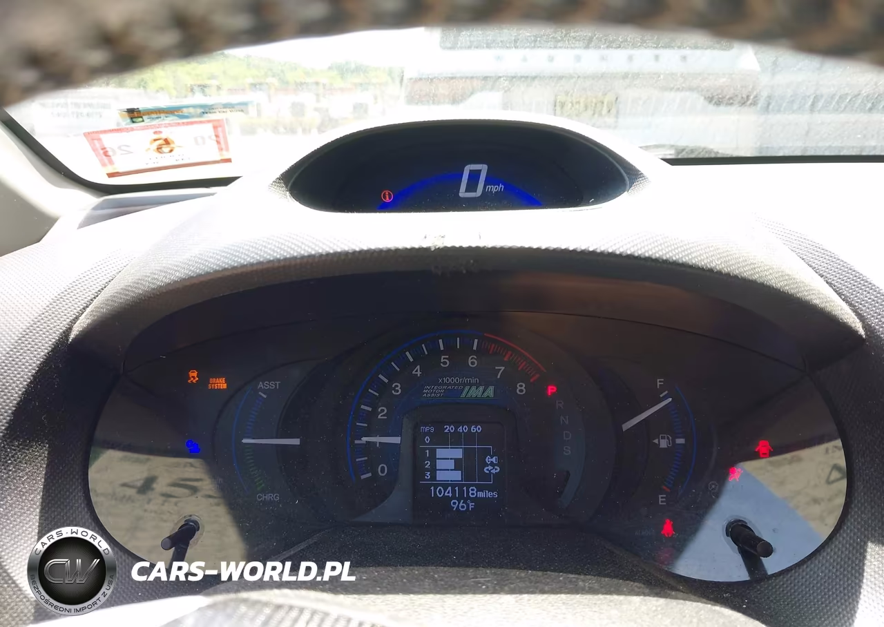 2013 Honda Insight Ex VIN:JHMZE2H76DS002799 - 7
