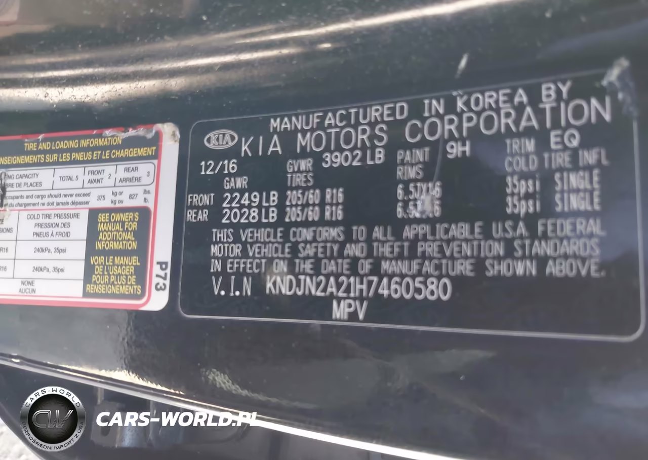 2017 Kia Soul VIN:KNDJN2A21H7460580 - 9