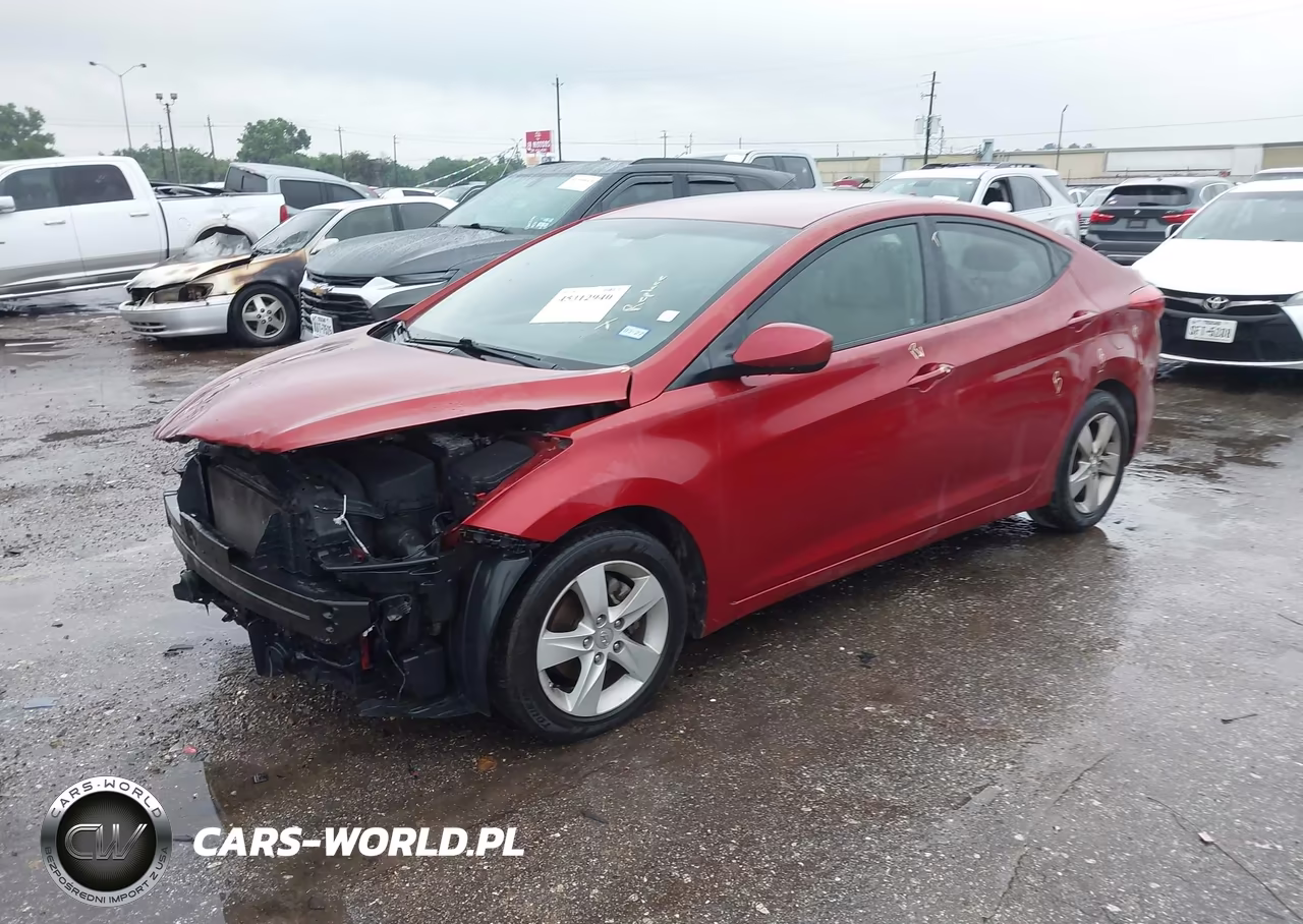 2012 Hyundai Elantra Gls VIN:KMHDH4AE4CU370162 - 2