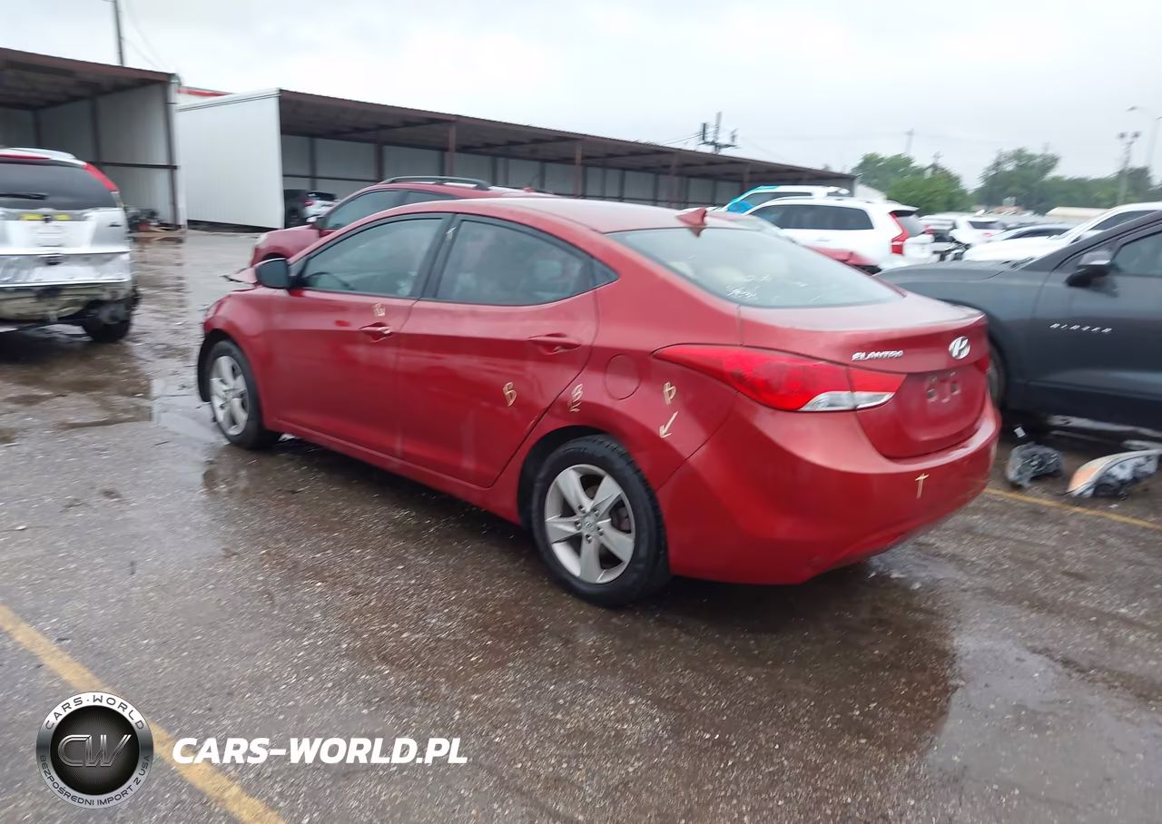2012 Hyundai Elantra Gls VIN:KMHDH4AE4CU370162 - 3