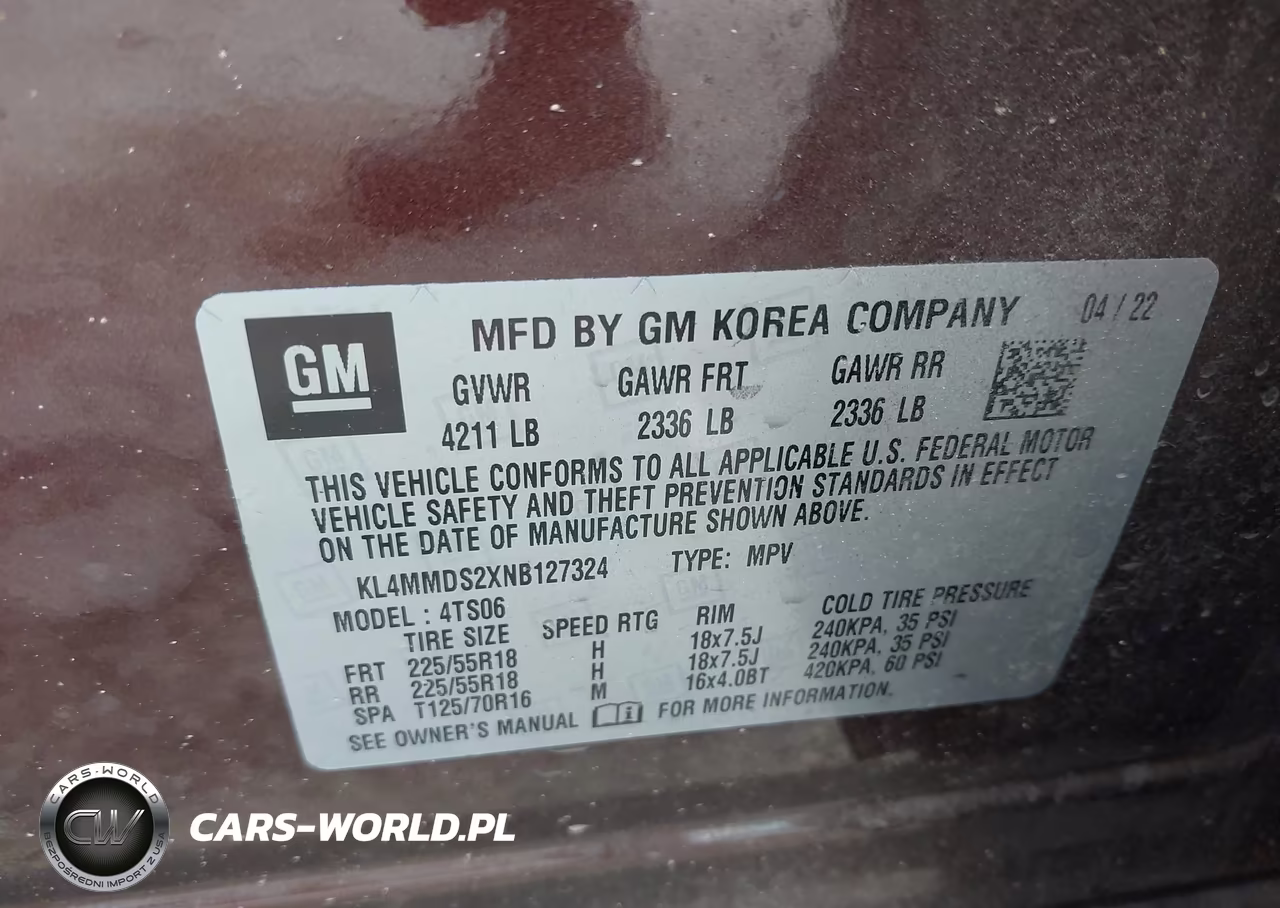 2022 Buick Encore Gx Fwd Select VIN:KL4MMDS2XNB127324 - 9