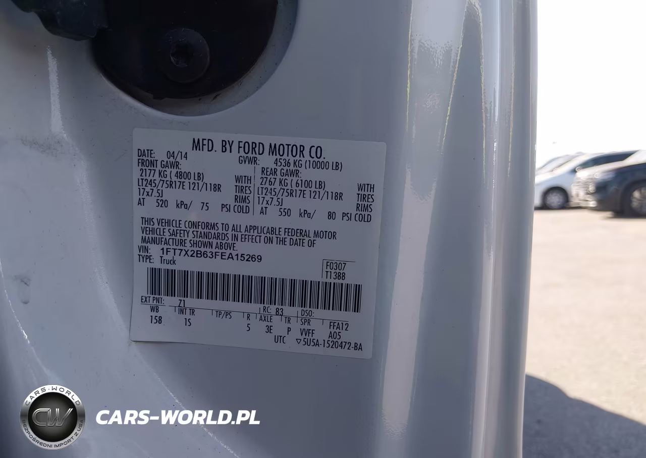 2015 Ford F-250 Xl VIN:1FT7X2B63FEA15269 - 9