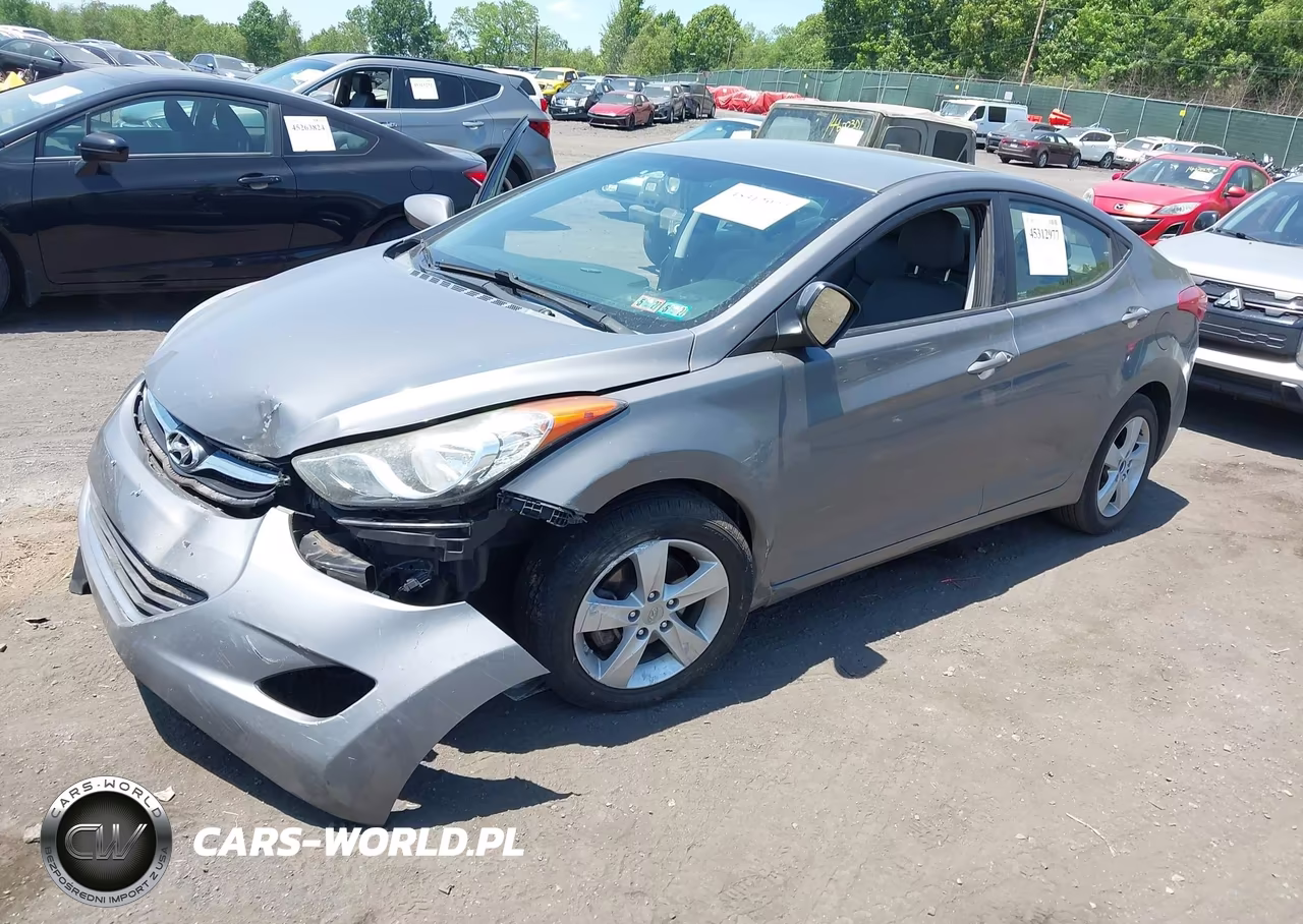 2013 Hyundai Elantra Gls VIN:5NPDH4AE5DH378495 - 2