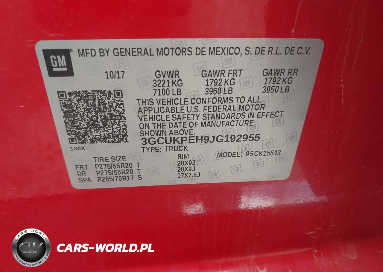 2018 Chevrolet Silverado K1500 Custom VIN:3GCUKPEH9JG192955 - 9