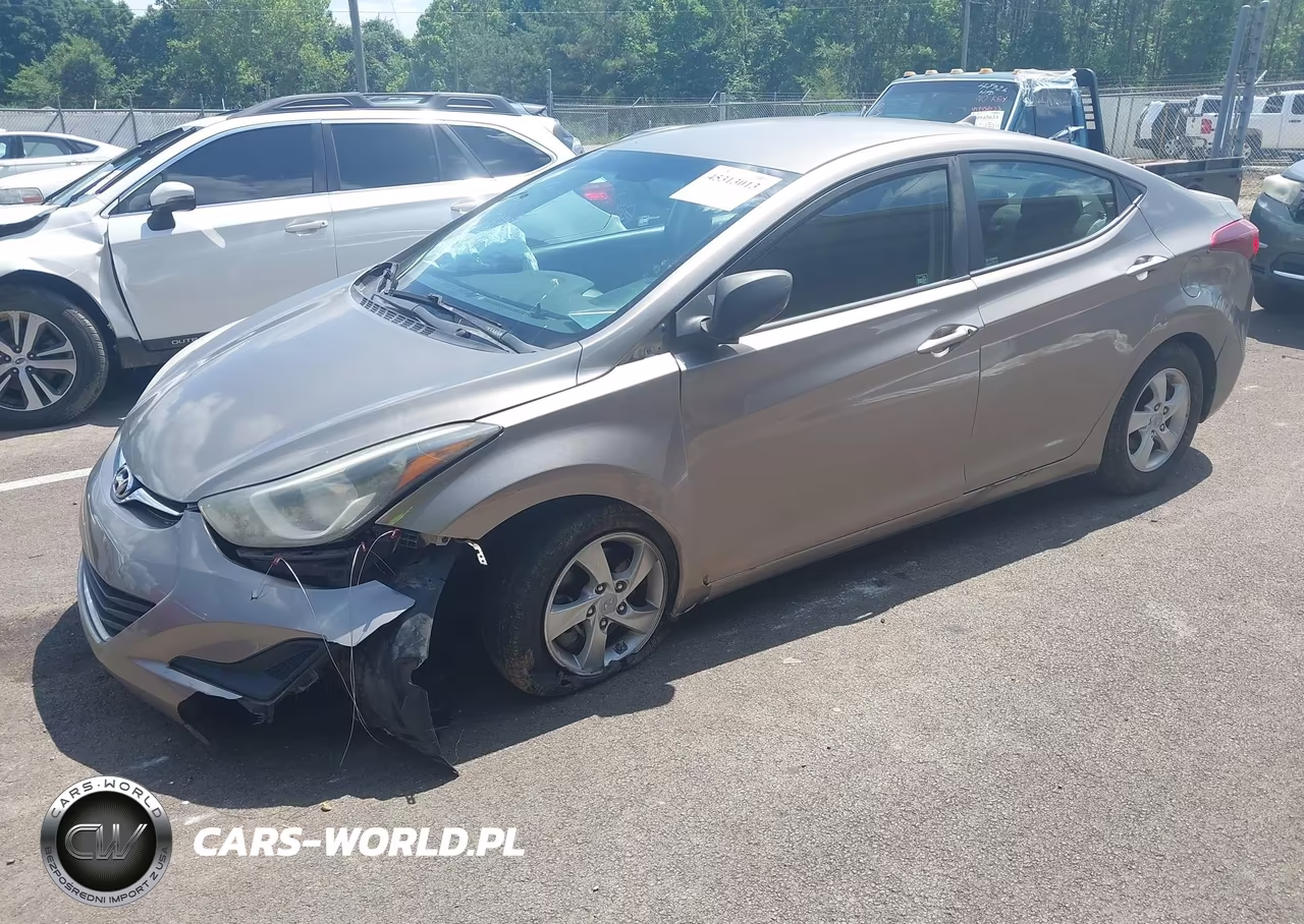 2014 Hyundai Elantra Se VIN:5NPDH4AE7EH538295 - 2