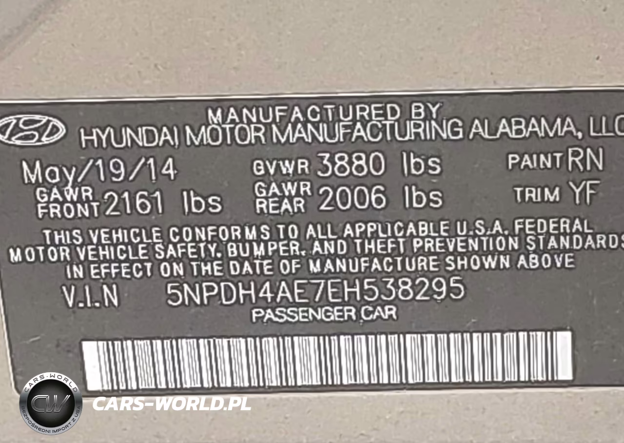 2014 Hyundai Elantra Se VIN:5NPDH4AE7EH538295 - 9