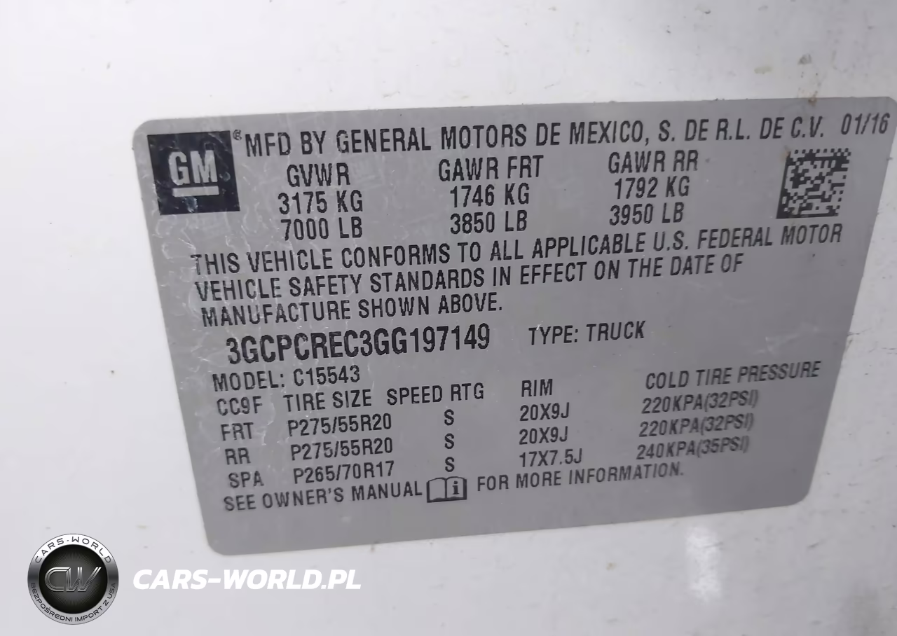 2016 Chevrolet Silverado 1500 1Lt VIN:3GCPCREC3GG197149 - 9