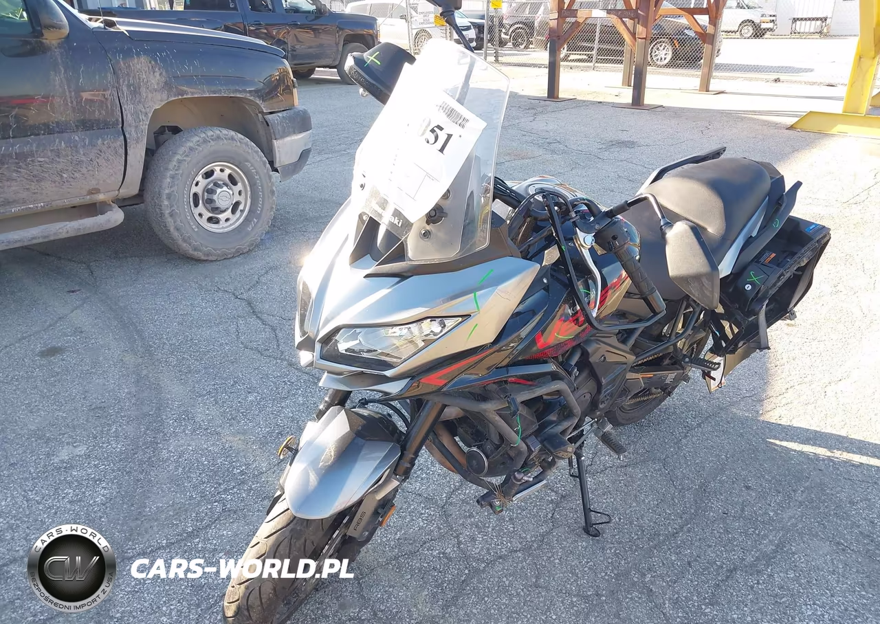 2021 Kawasaki Kle650 F VIN:JKALEEF12MDA47876 - 2