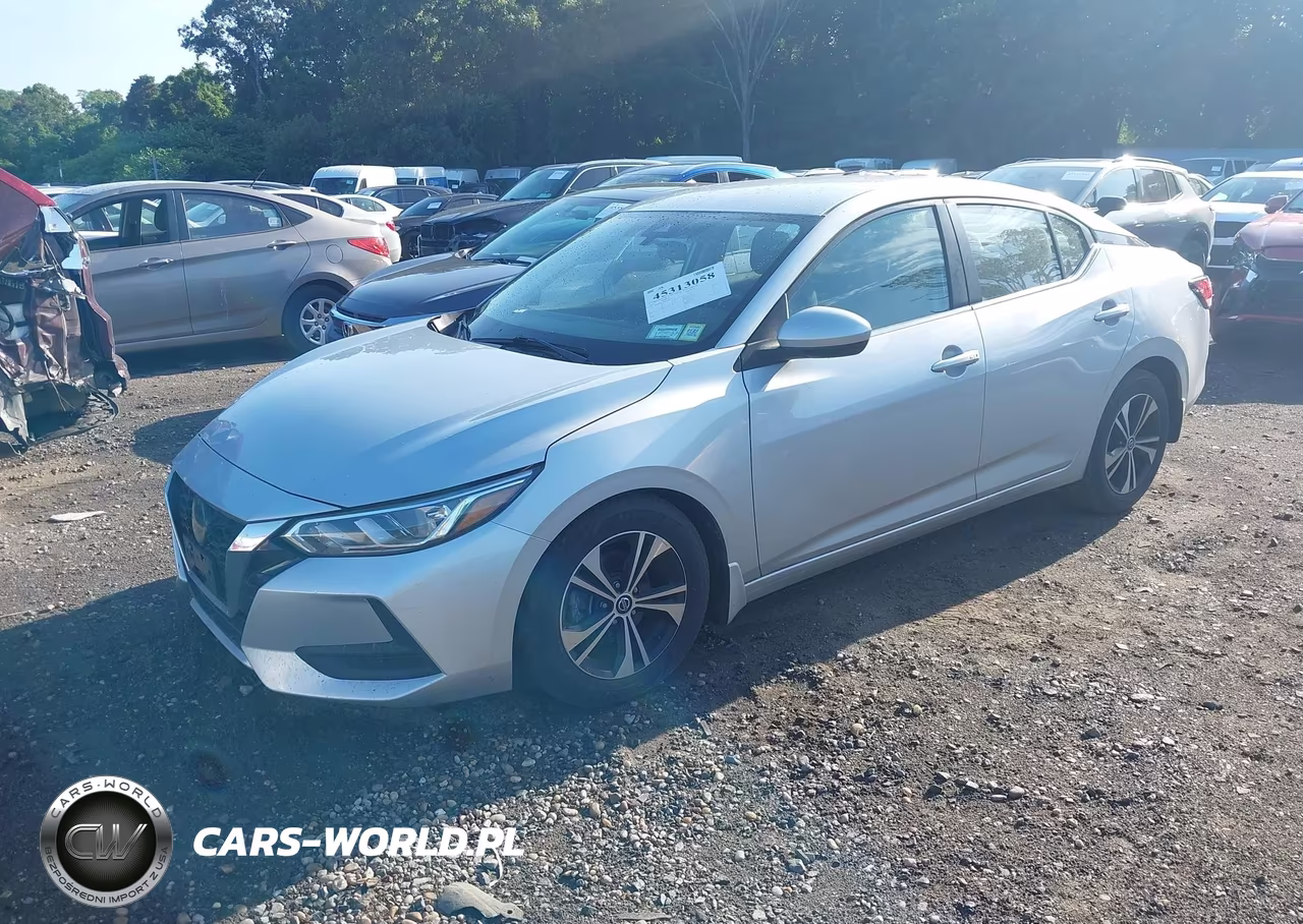 2021 Nissan Sentra Sv Xtronic Cvt VIN:3N1AB8CVXMY202377 - 2
