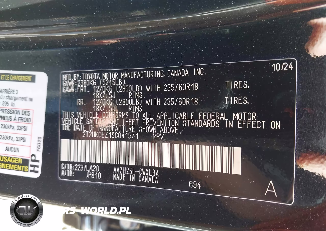 2025 Lexus Nx 350H Luxury VIN:2T2HKCEZ1SC041571 - 9