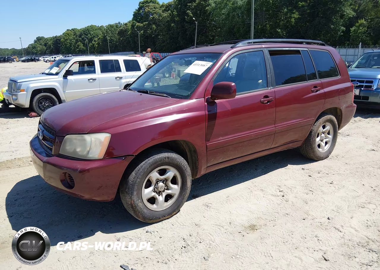 2003 Toyota Highlander V6 VIN:JTEGF21AX30084568 - 2
