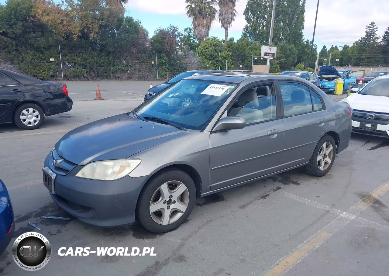 2005 Honda Civic Ex VIN:2HGES26795H546865 - 2