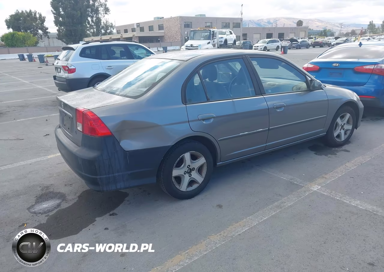 2005 Honda Civic Ex VIN:2HGES26795H546865 - 4
