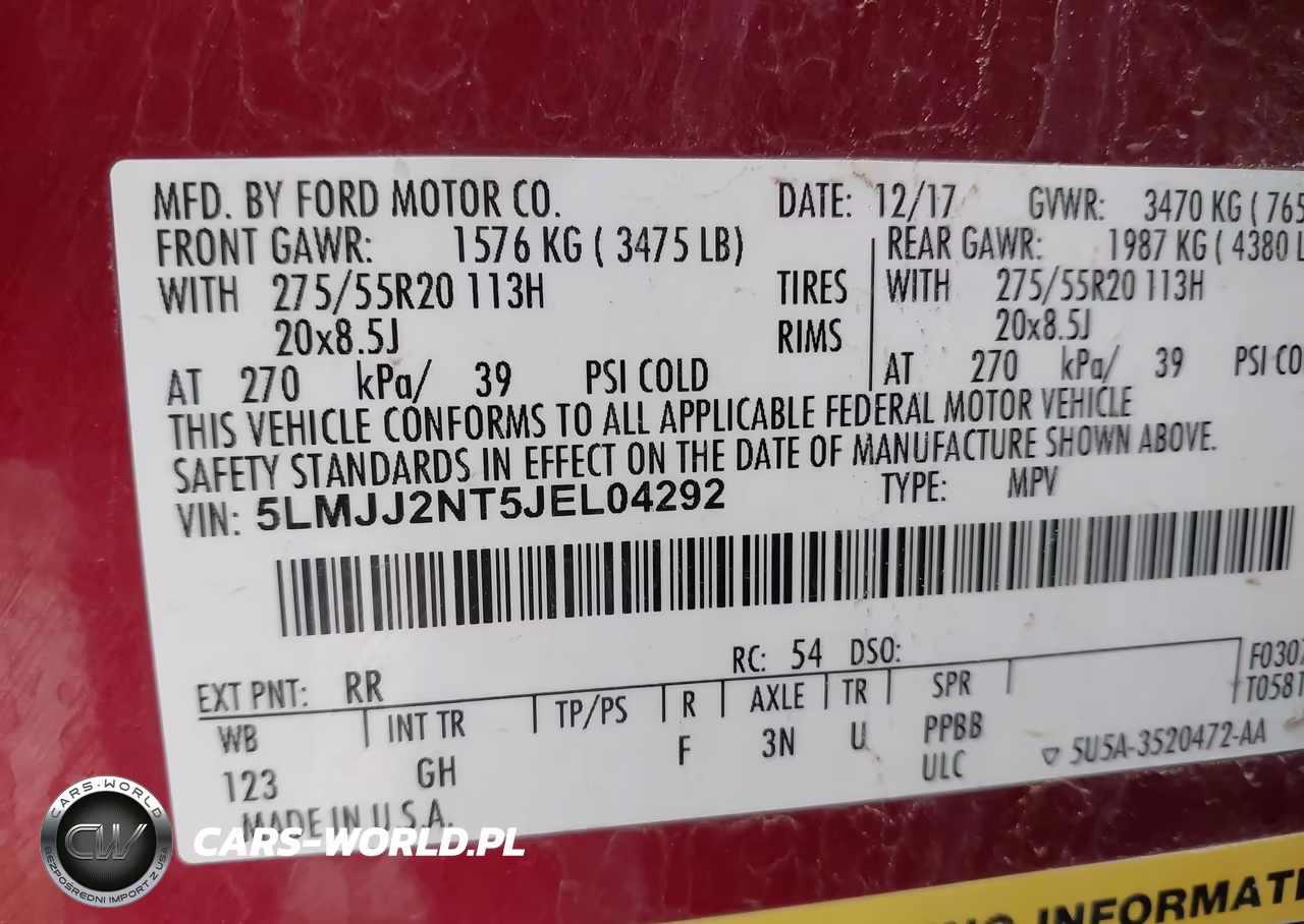 2018 Lincoln Navigator Premiere VIN:5LMJJ2NT5JEL04292 - 9