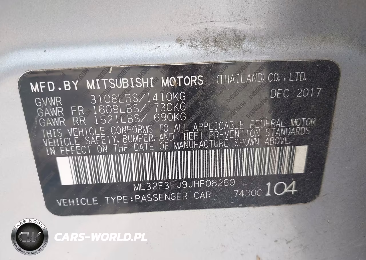 2018 Mitsubishi Mirage G4 Es VIN:ML32F3FJ9JHF08260 - 9