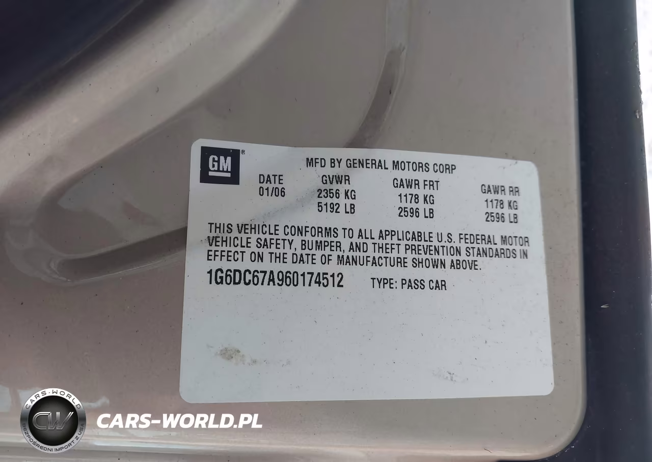 2006 Cadillac Sts V8 VIN:1G6DC67A960174512 - 9