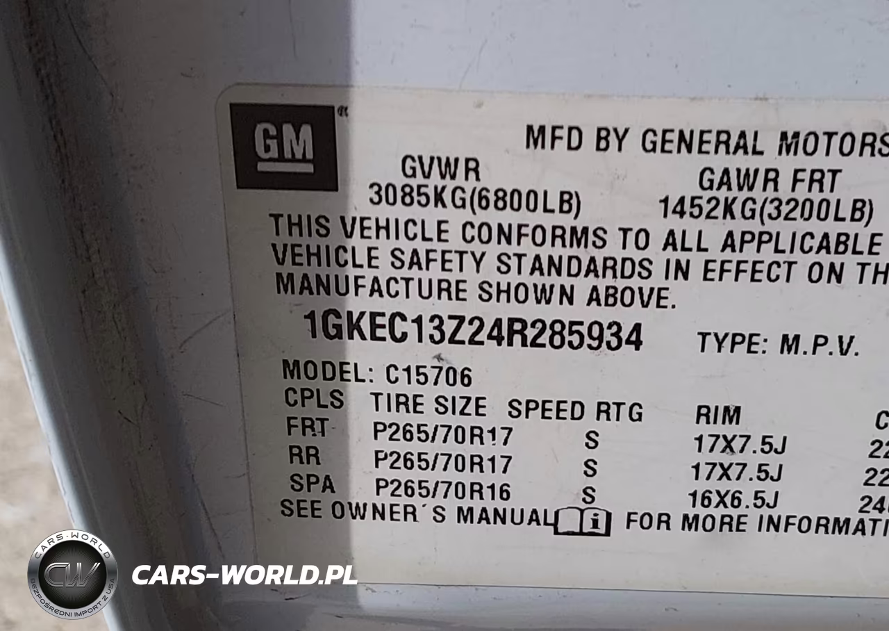 2004 GMC Yukon Slt VIN:1GKEC13Z24R285934 - 9