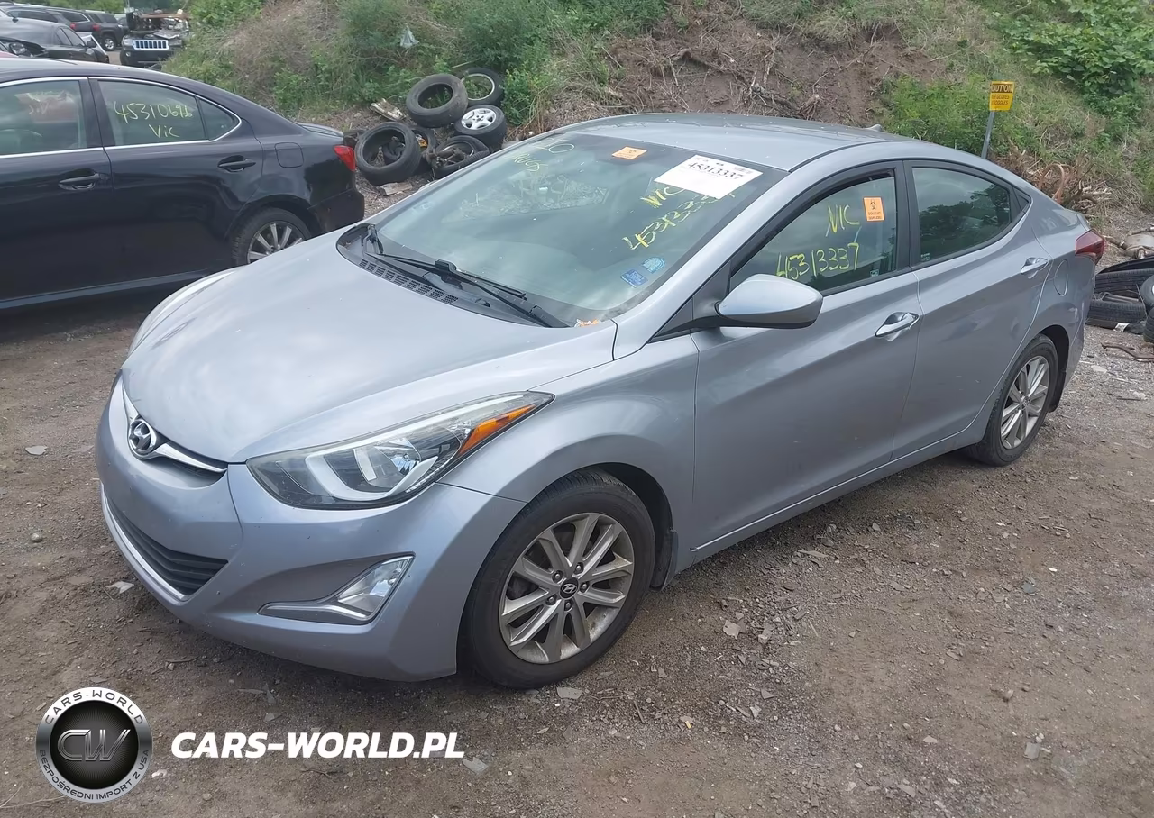 2016 Hyundai Elantra Se VIN:5NPDH4AE7GH688636 - 2