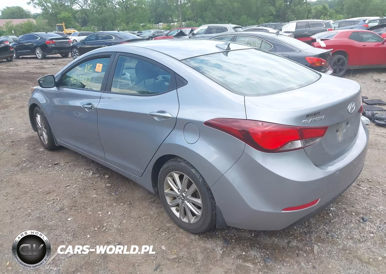 2016 Hyundai Elantra Se VIN:5NPDH4AE7GH688636 - 3