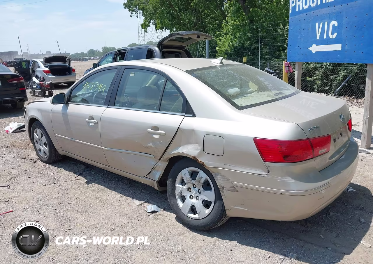 2009 Hyundai Sonata Gls VIN:5NPET46C29H453574 - 3