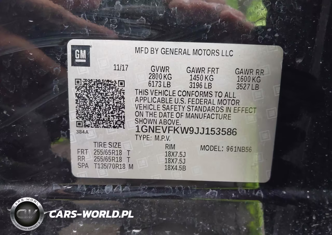 2018 Chevrolet Traverse Ls VIN:1GNEVFKW9JJ153586 - 9