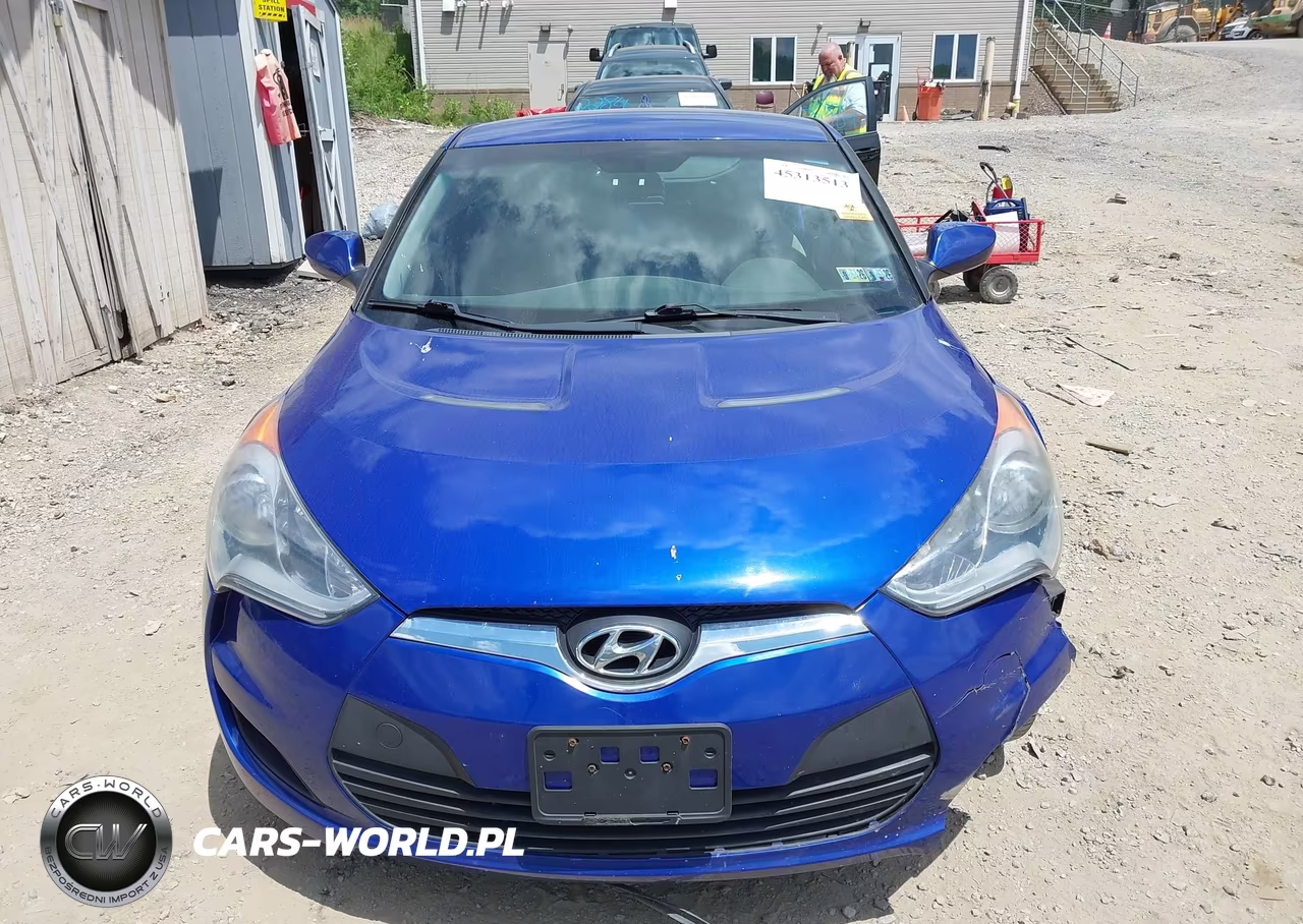 2012 Hyundai Veloster Base W-Gray VIN:KMHTC6AD5CU034923 - 12