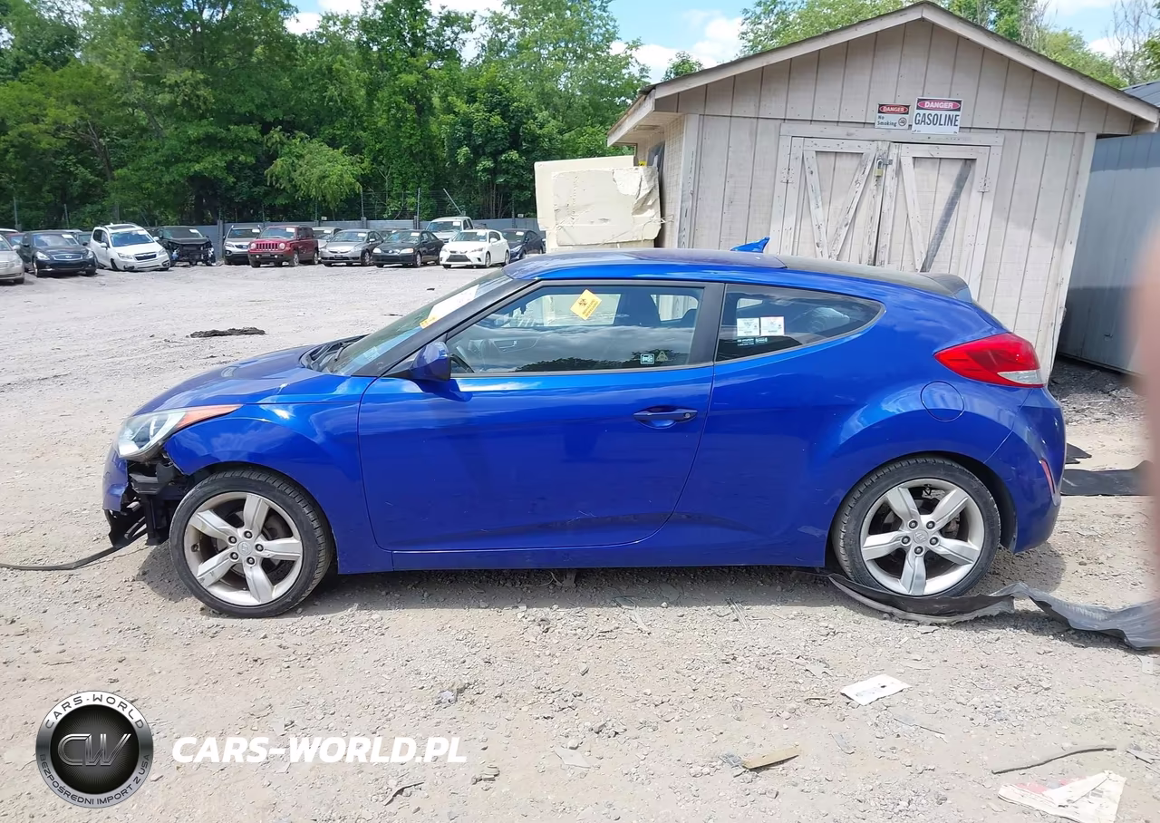 2012 Hyundai Veloster Base W-Gray VIN:KMHTC6AD5CU034923 - 14