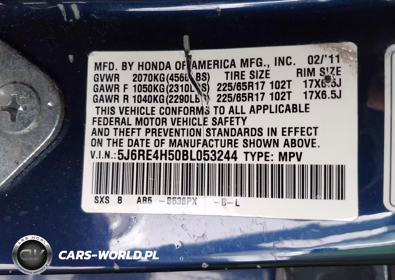 2011 Honda Cr-V Ex VIN:5J6RE4H50BL053244 - 9
