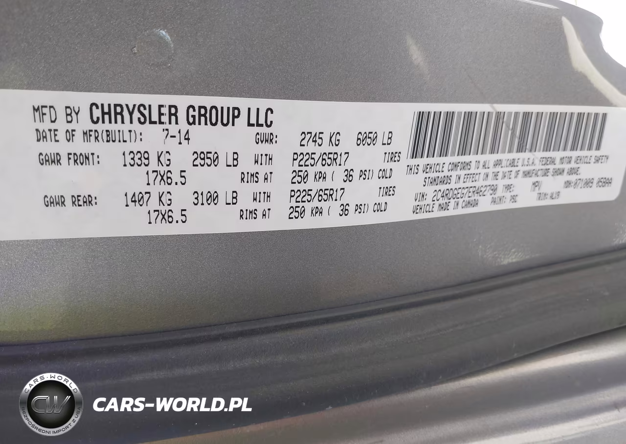 2014 Dodge Grand Caravan R-T VIN:2C4RDGEG7ER462790 - 9