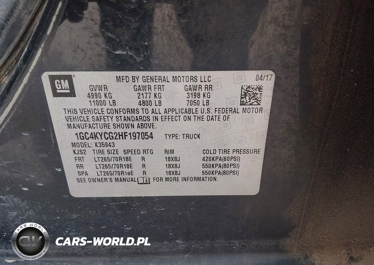 2017 Chevrolet Silverado 3500Hd Wt VIN:1GC4KYCG2HF197054 - 9