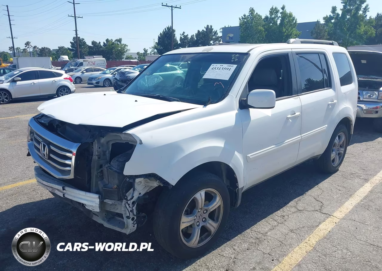 2012 Honda Pilot Ex-L VIN:5FNYF3H59CB026413 - 2