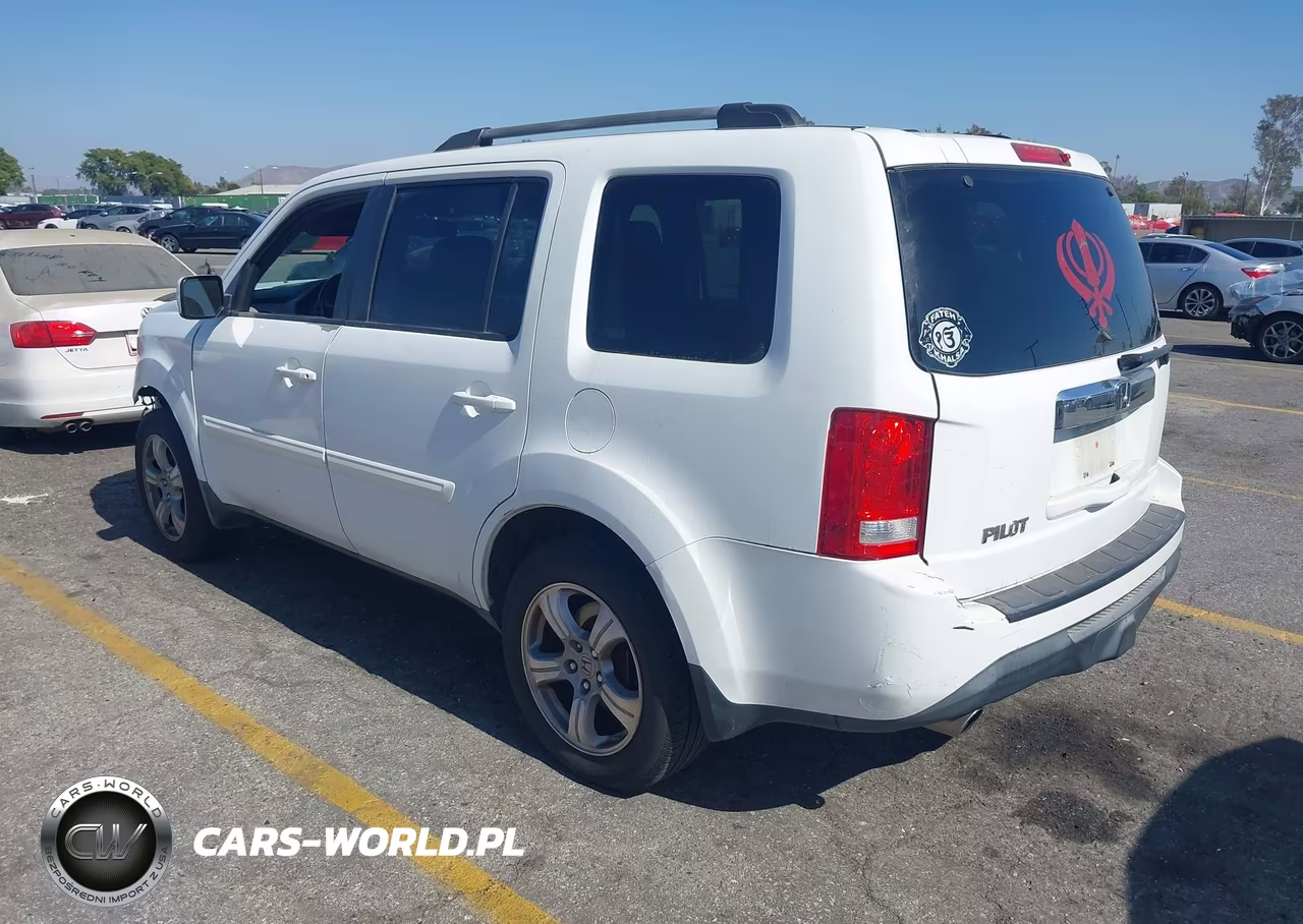2012 Honda Pilot Ex-L VIN:5FNYF3H59CB026413 - 3