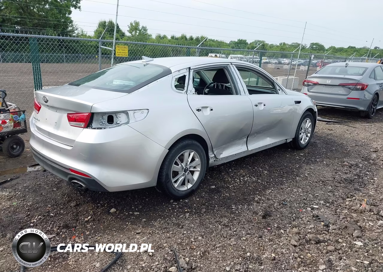 2018 Kia Optima Lx VIN:5XXGT4L33JG195742 - 4