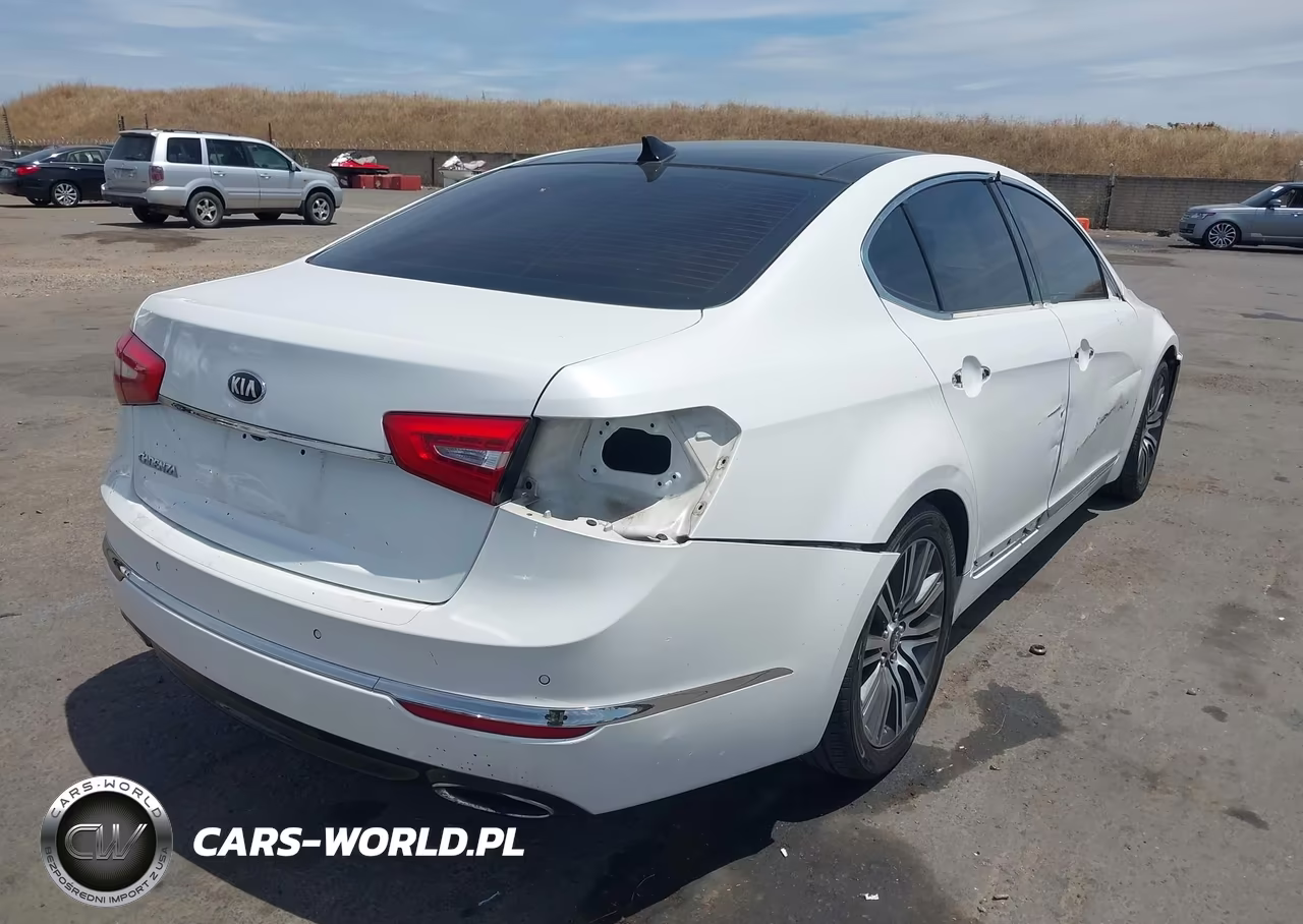 2014 Kia Cadenza Premium VIN:KNALN4D76E5127081 - 4