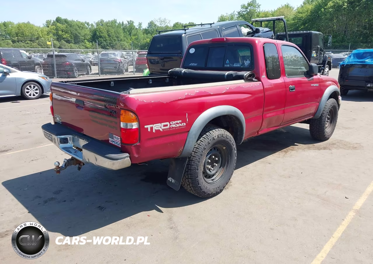 2001 Toyota Tacoma Base V6 VIN:5TEWN72NX1Z817457 - 4