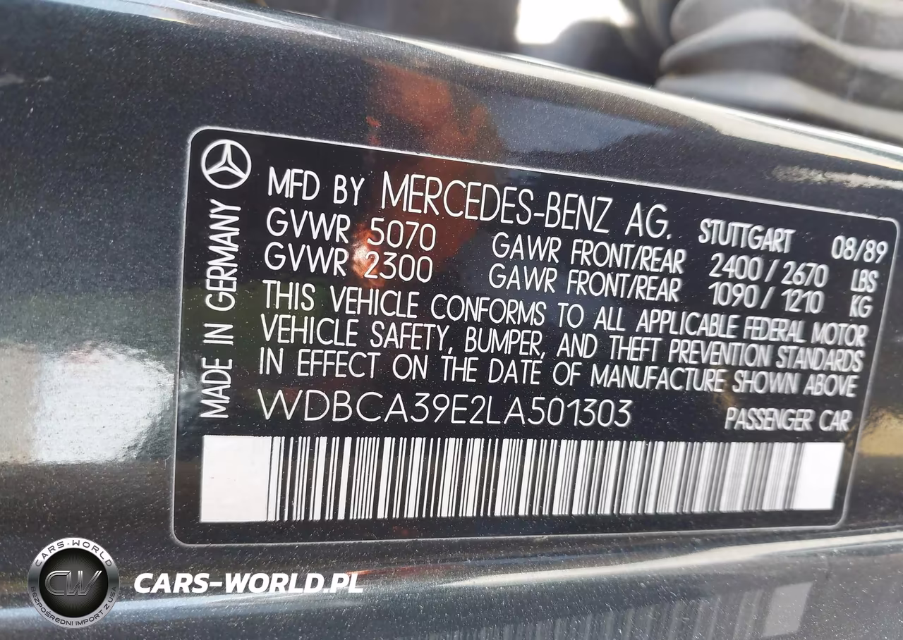 1990 Mercedes-Benz 560 Sel VIN:WDBCA39E2LA501303 - 9