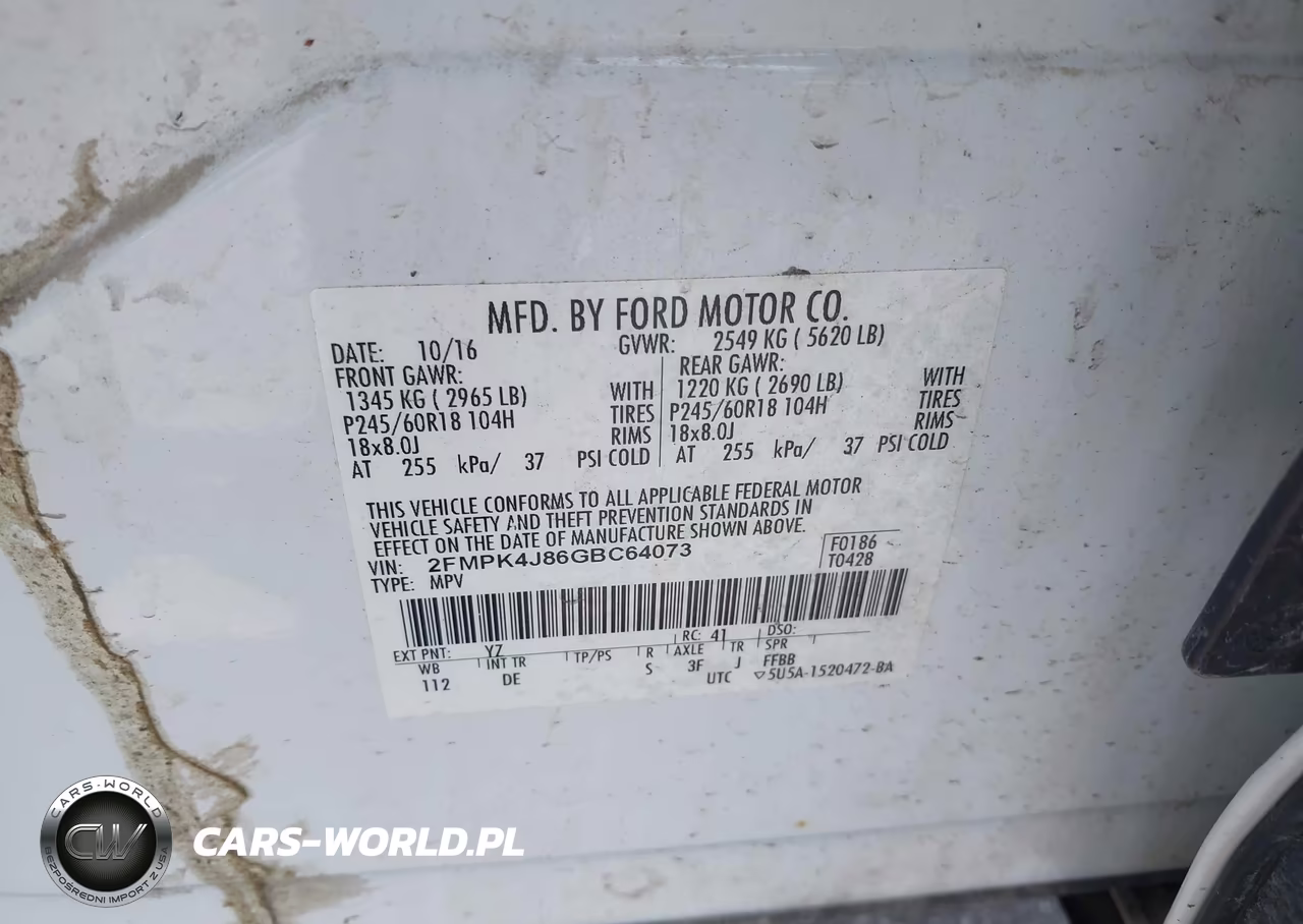 2016 Ford Edge Sel VIN:2FMPK4J86GBC64073 - 9