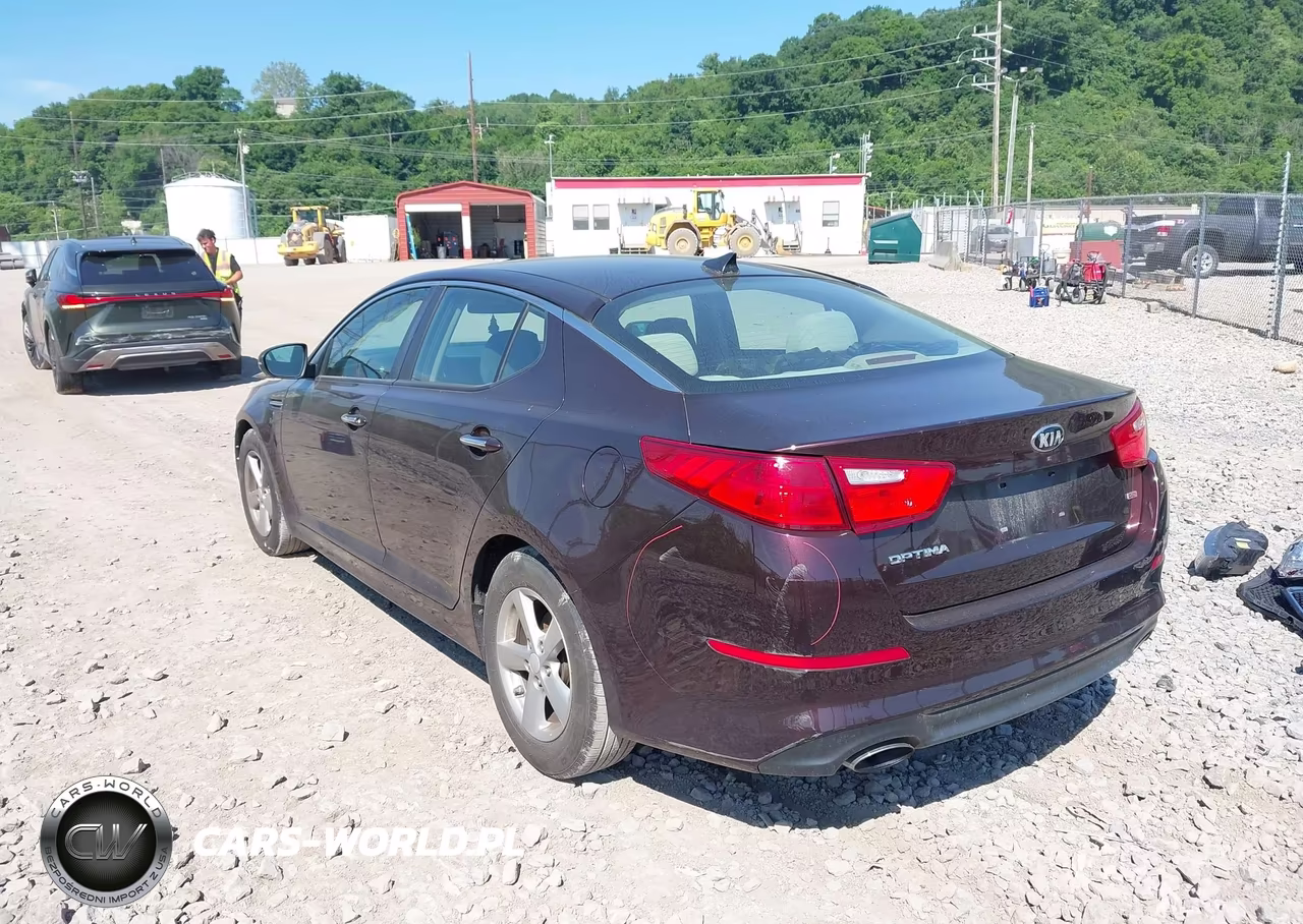 2015 Kia Optima Lx VIN:5XXGM4A79FG361384 - 3