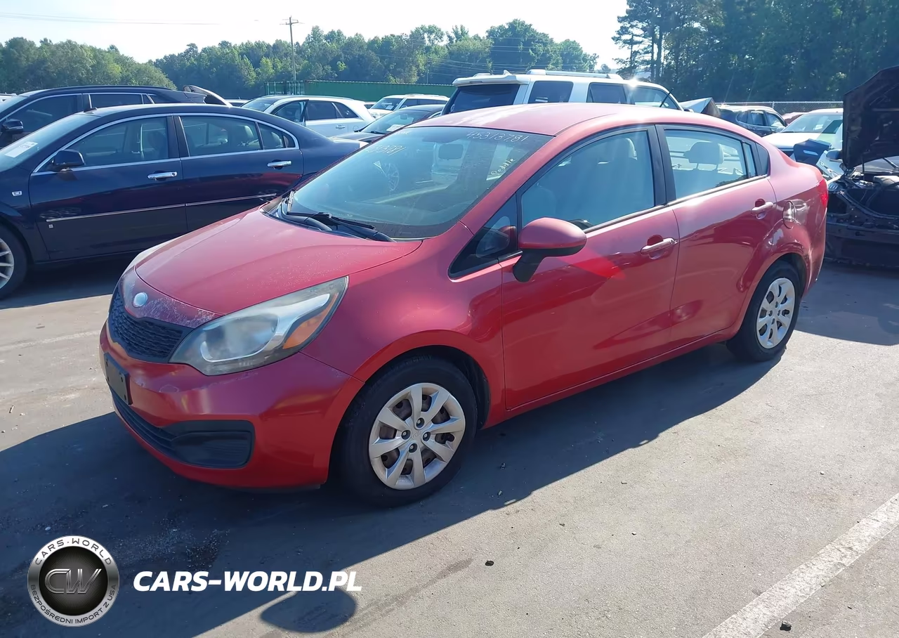2013 Kia Rio Lx VIN:KNADM4A3XD6215455 - 2