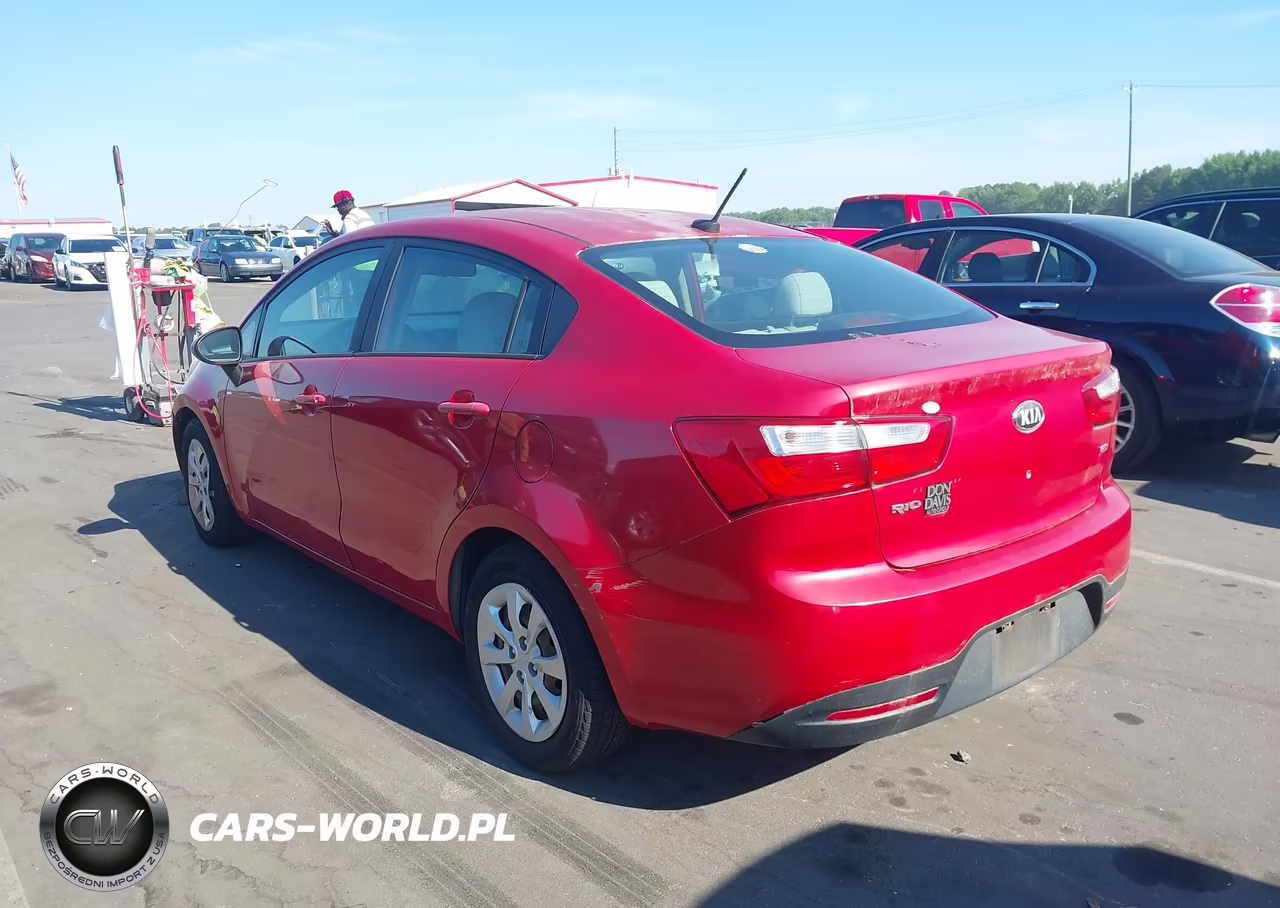 2013 Kia Rio Lx VIN:KNADM4A3XD6215455 - 3