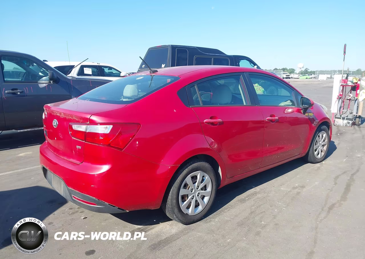 2013 Kia Rio Lx VIN:KNADM4A3XD6215455 - 4